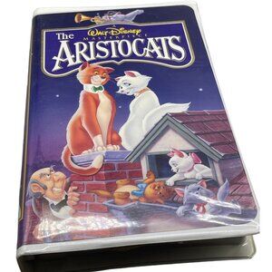 Walt Disney Aristocats VHS tape cartoon English rated G 79 minutes READ